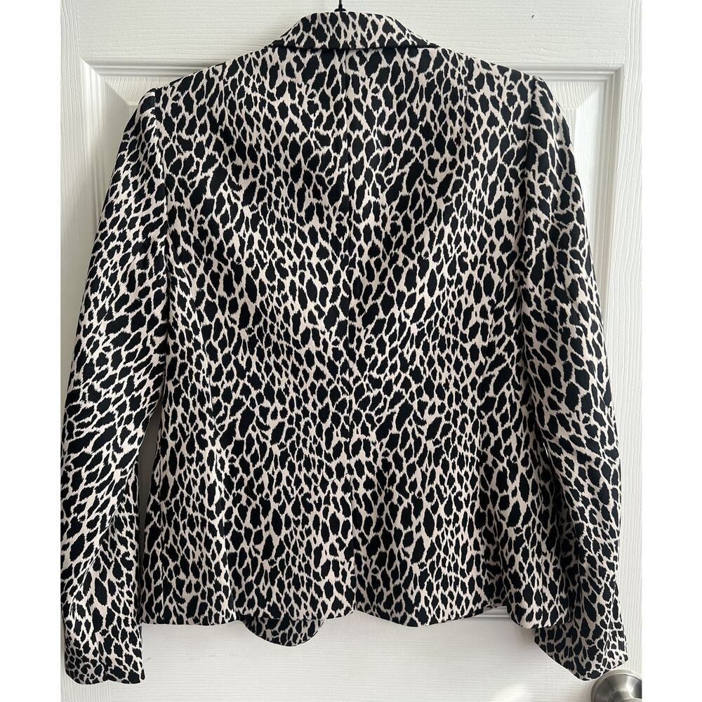 BANANA REPUBLIC Leopard Classic Stretch Twill Blazer Jacket - Picture 8 of 15